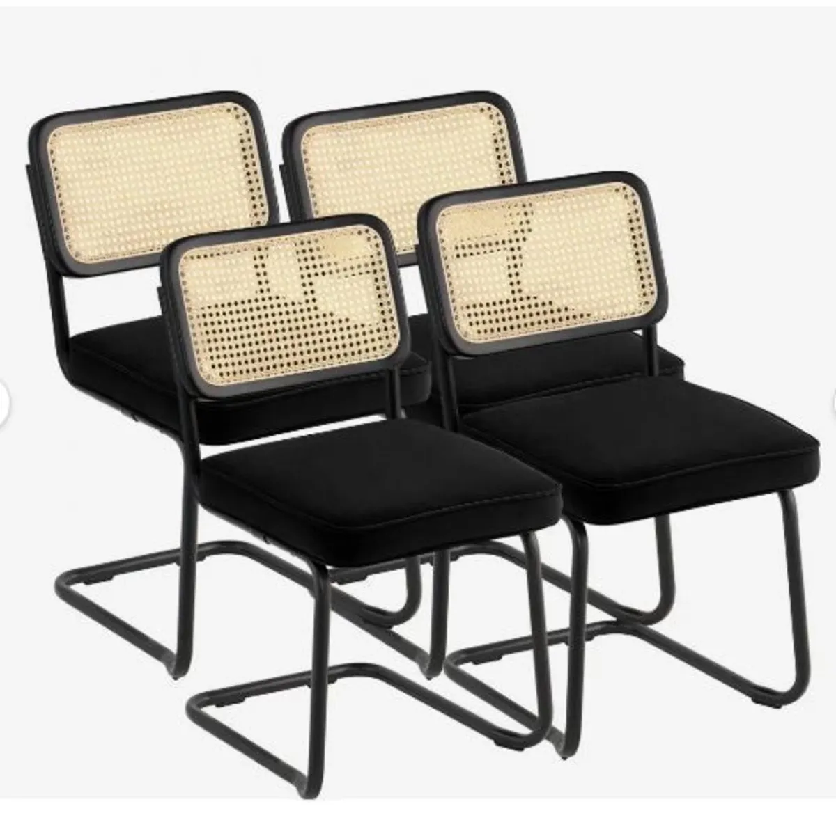 Rattan Chairs, Set of 4 - Image 3