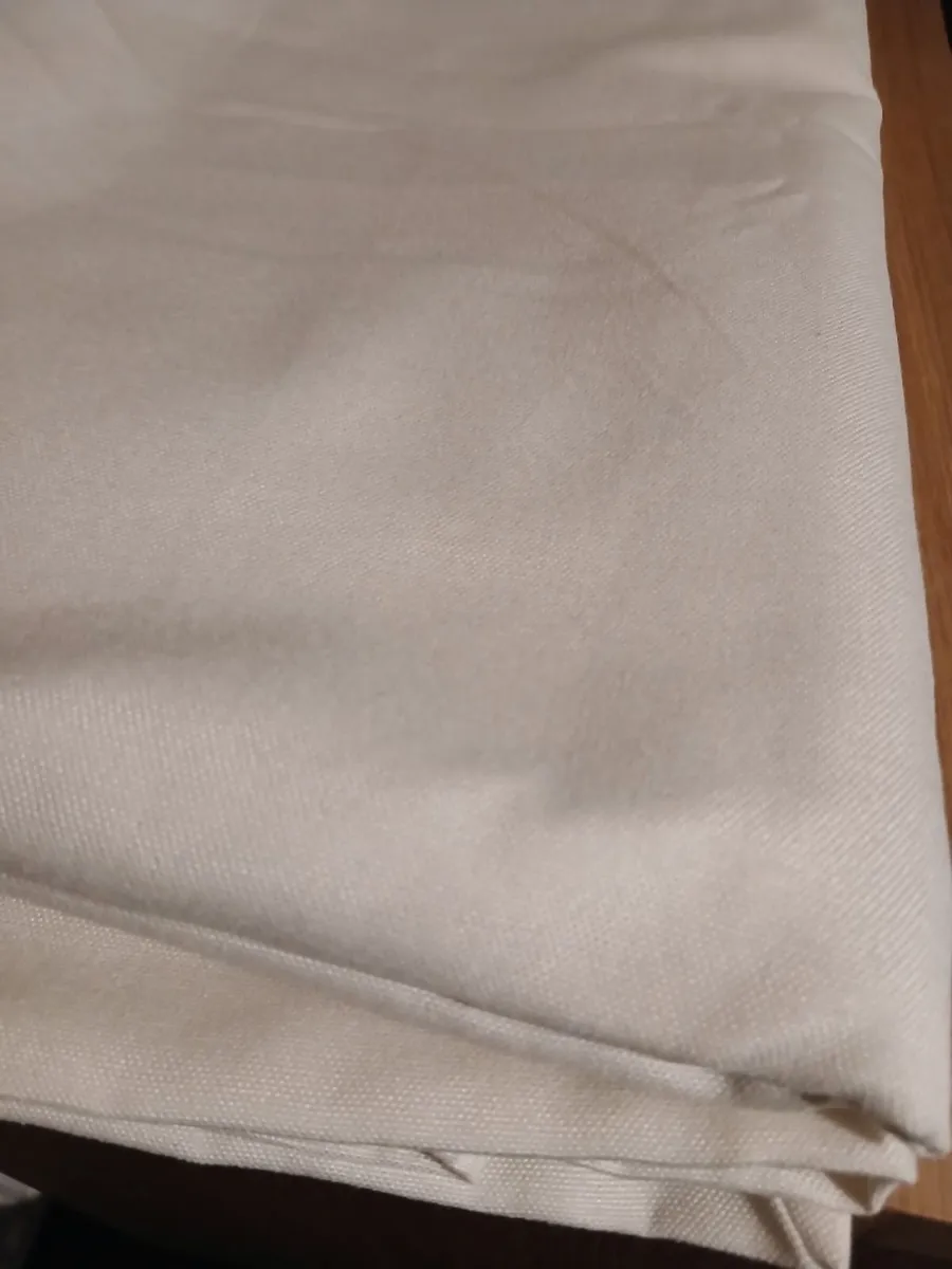 Curtain set - Brushed Pencil Peat cream