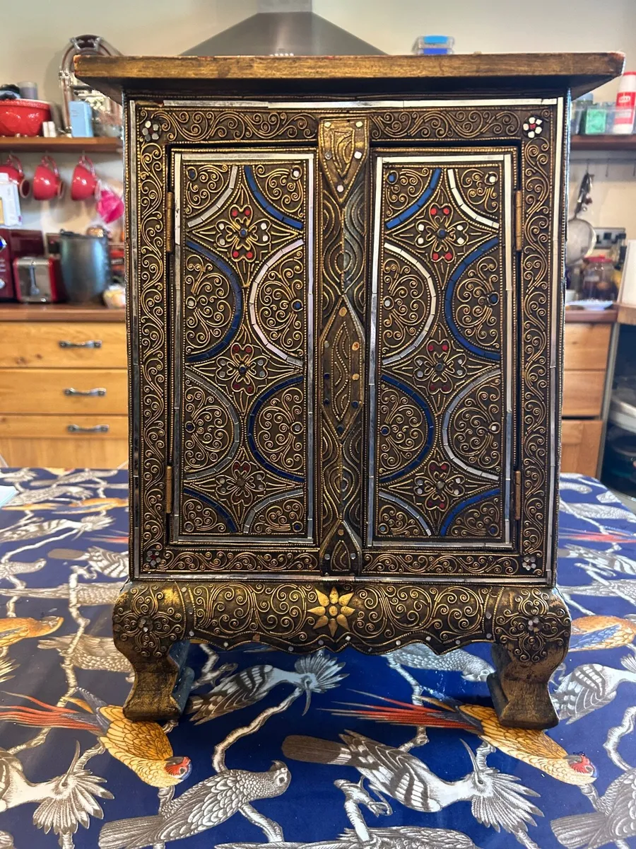Indian Decorative Cabinet, - Image 1