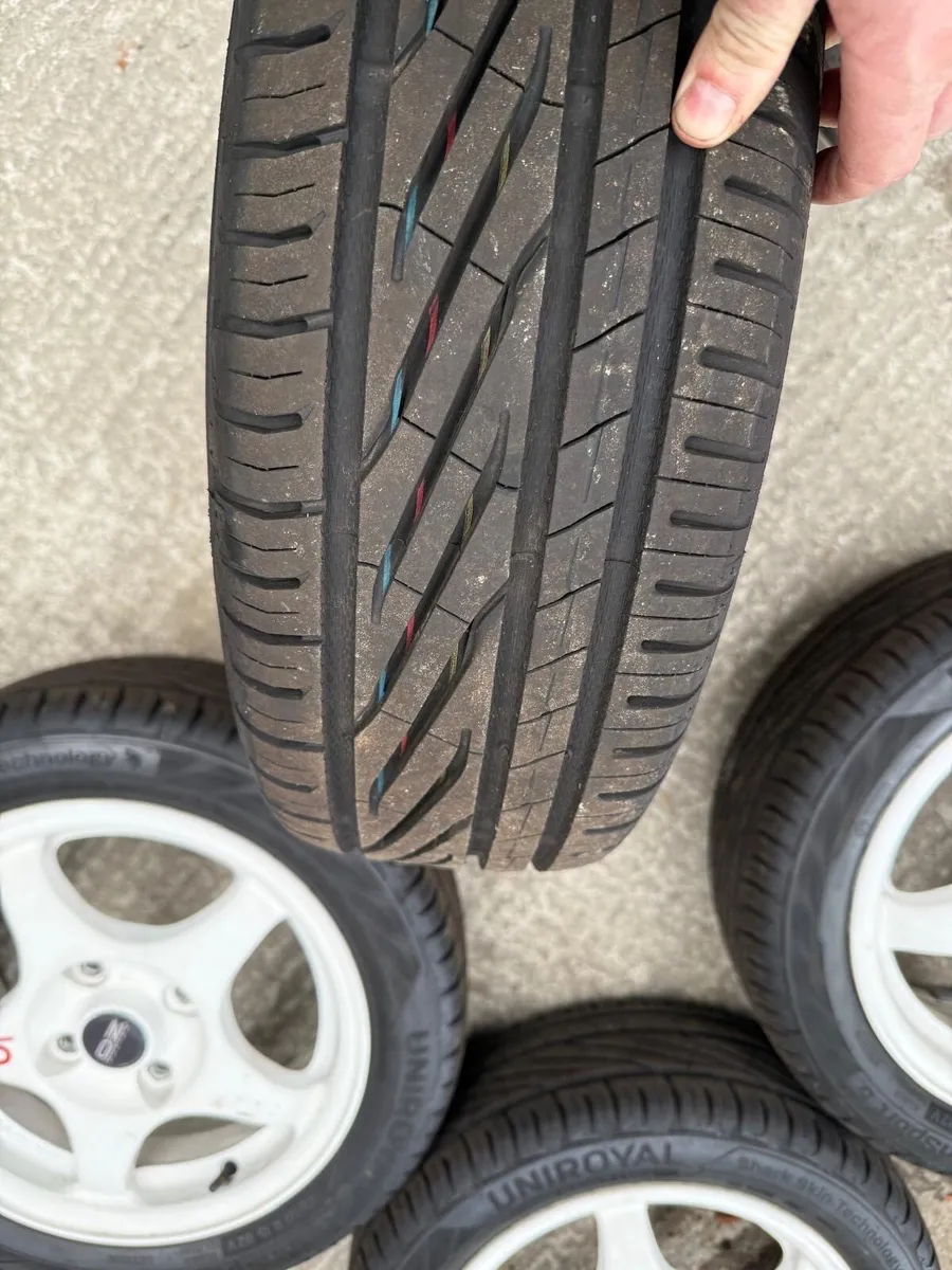 Mitsubishi Evo 3 Enkei alloys - Image 2
