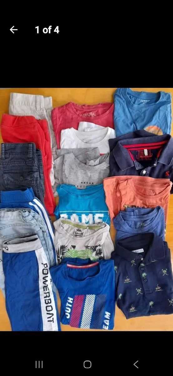 Boys summer clothes bundle 7-8 - Image 1