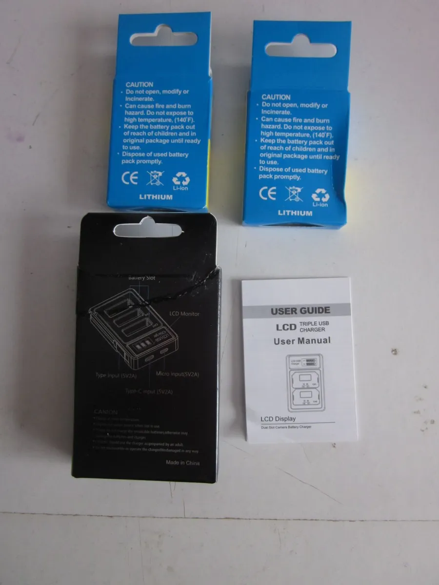 New Charger/2 Batteries For Casio Camera - Image 2