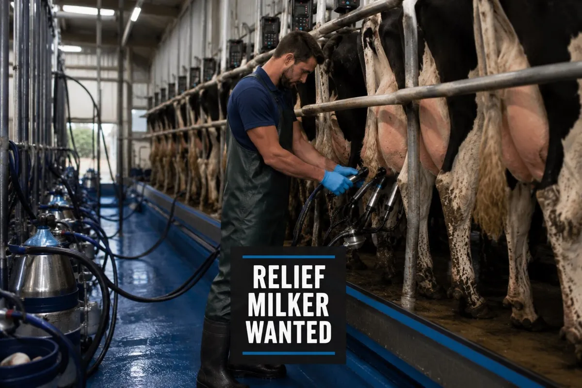 Relief Milker wanted