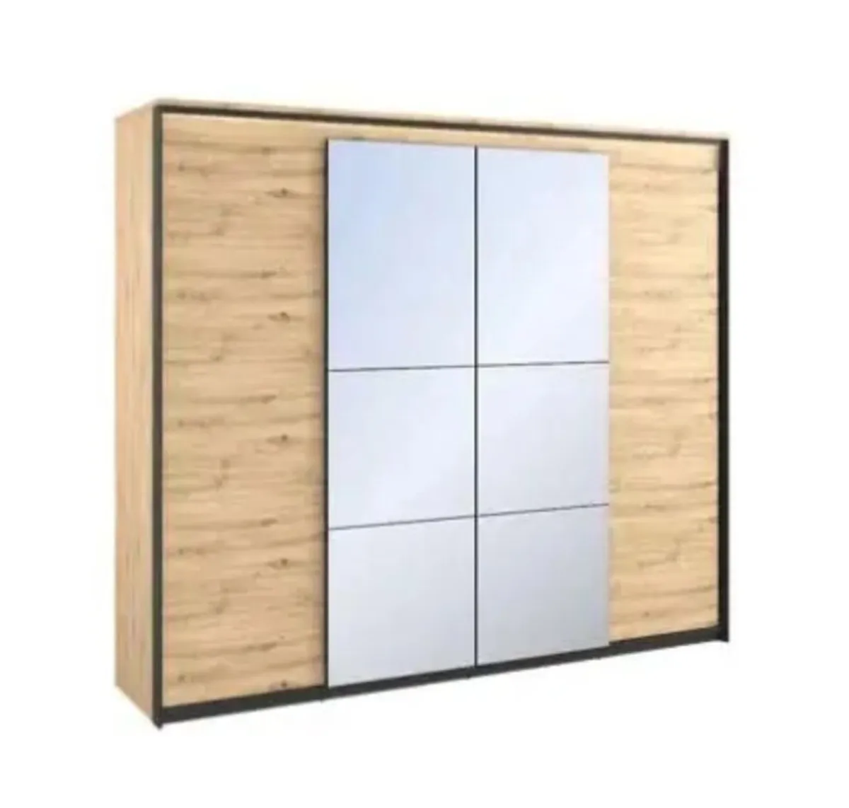 Quant 4 Door Wardrobe (LED Included) - Image 1