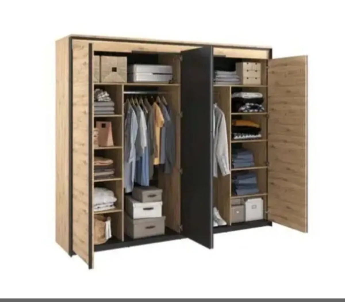 Quant 4 Door Wardrobe (LED Included) - Image 2