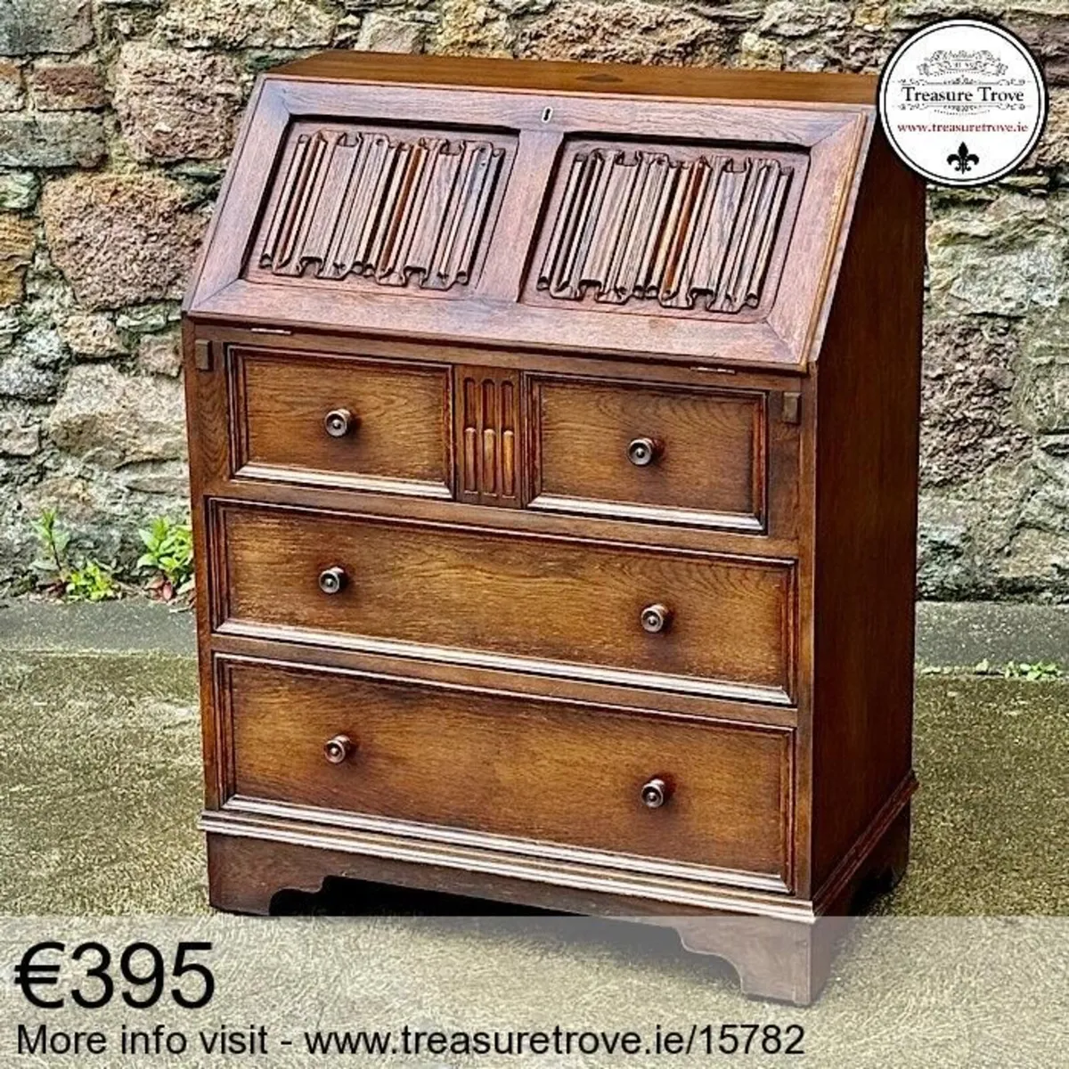 Antique and vintage writing bureau desks - Image 1