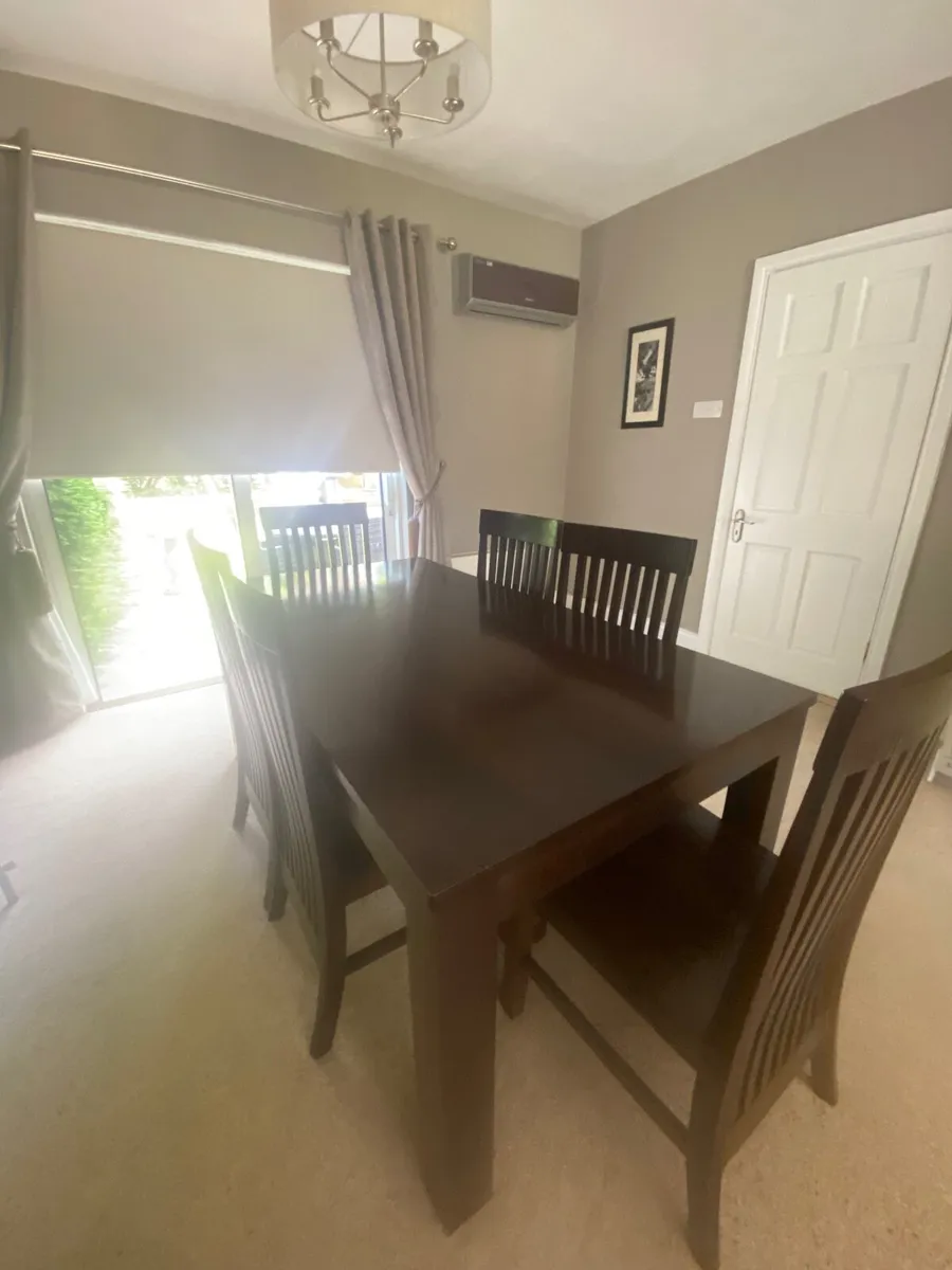 Dining room table 6 chairs - Image 1