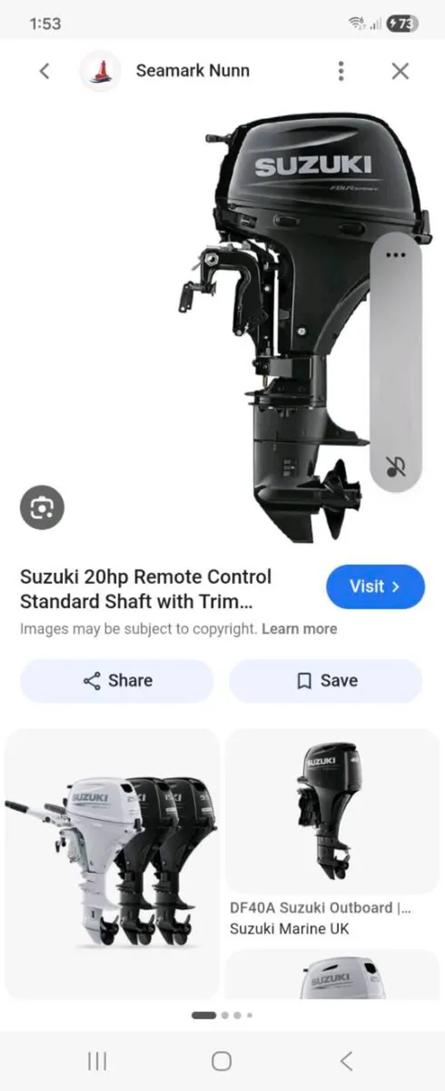 Wanted 20hp outboard