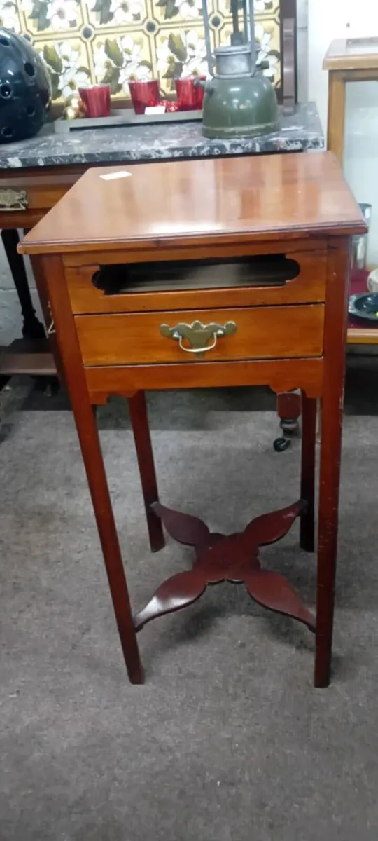 Antique Donation Slotted Table - Image 1
