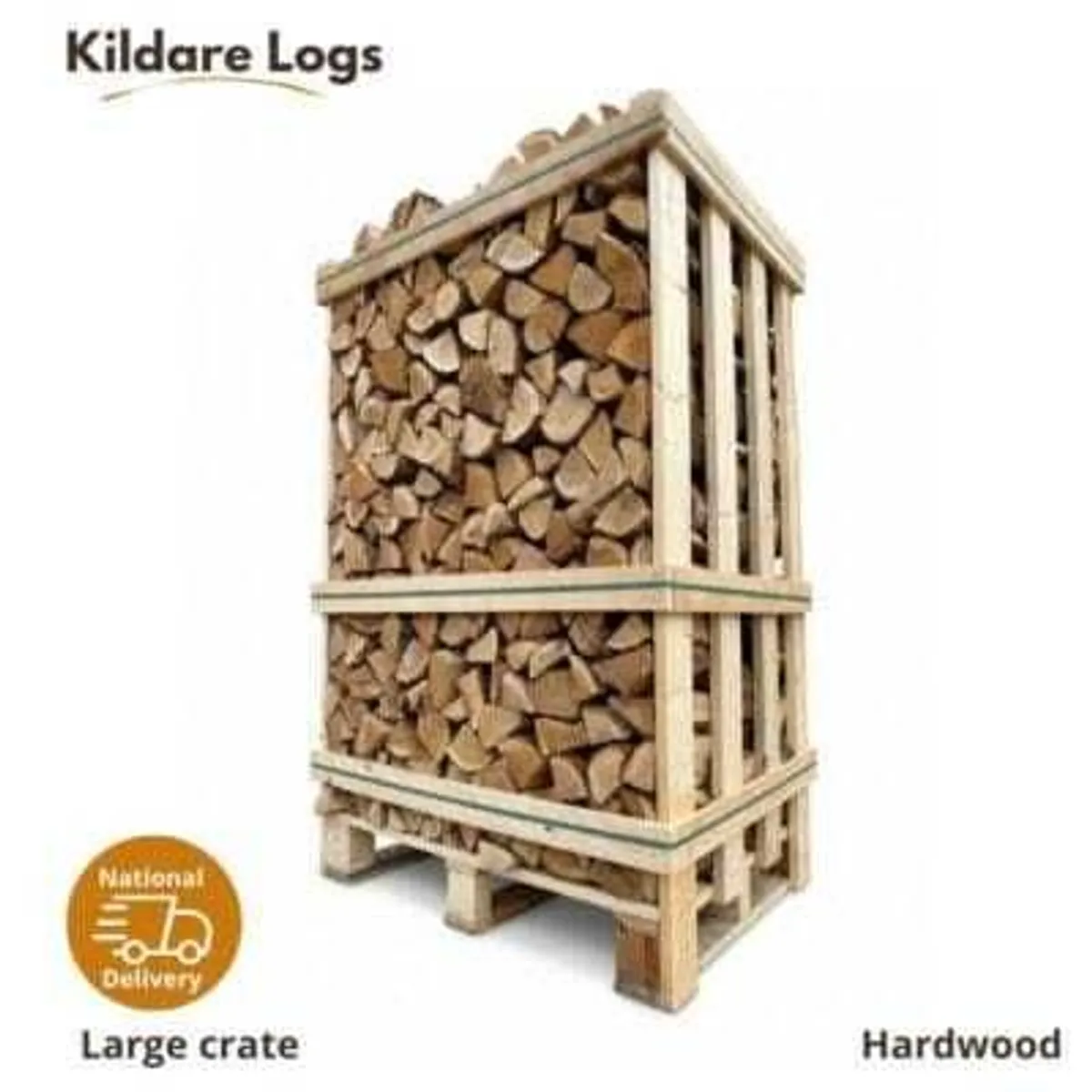 Kiln Dried Birch Logs - 600kg Crate |  Delivery Kildare, Dublin & parts of Carlow - Image 1