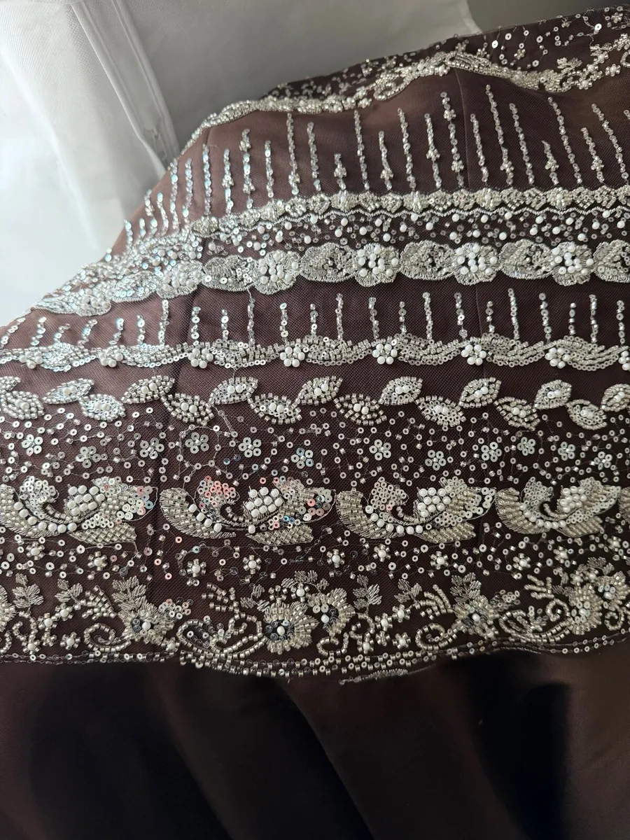Brown evening dress - Image 2