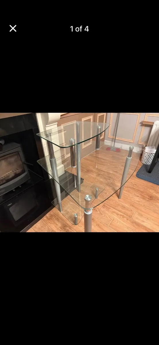 Glass computer Desk Table or vanity table - Image 4