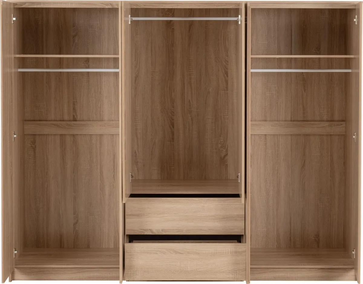 6 DOOR WARDROBES ( FULLY ASSEMBLED ) - Image 2