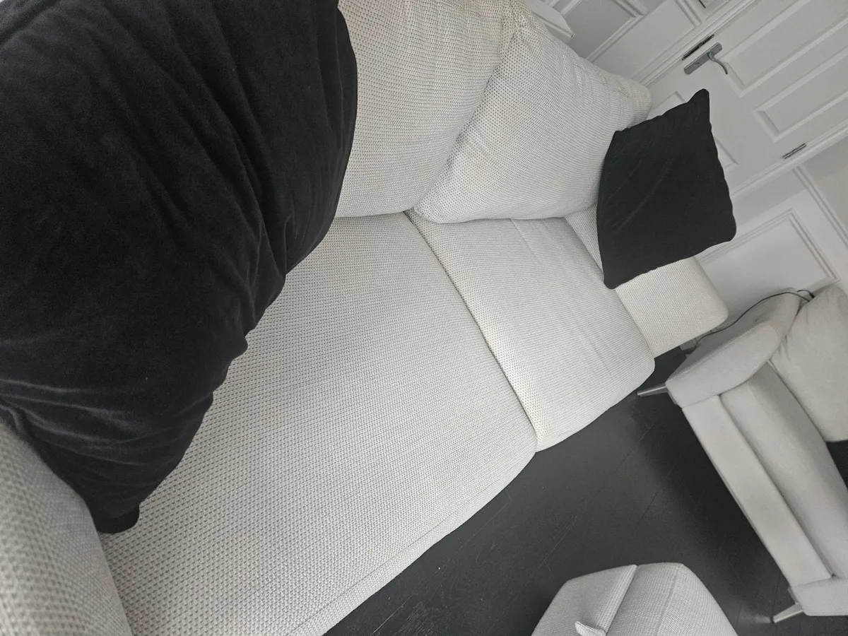 Sofa, Love Seat and Pouffe - Image 4