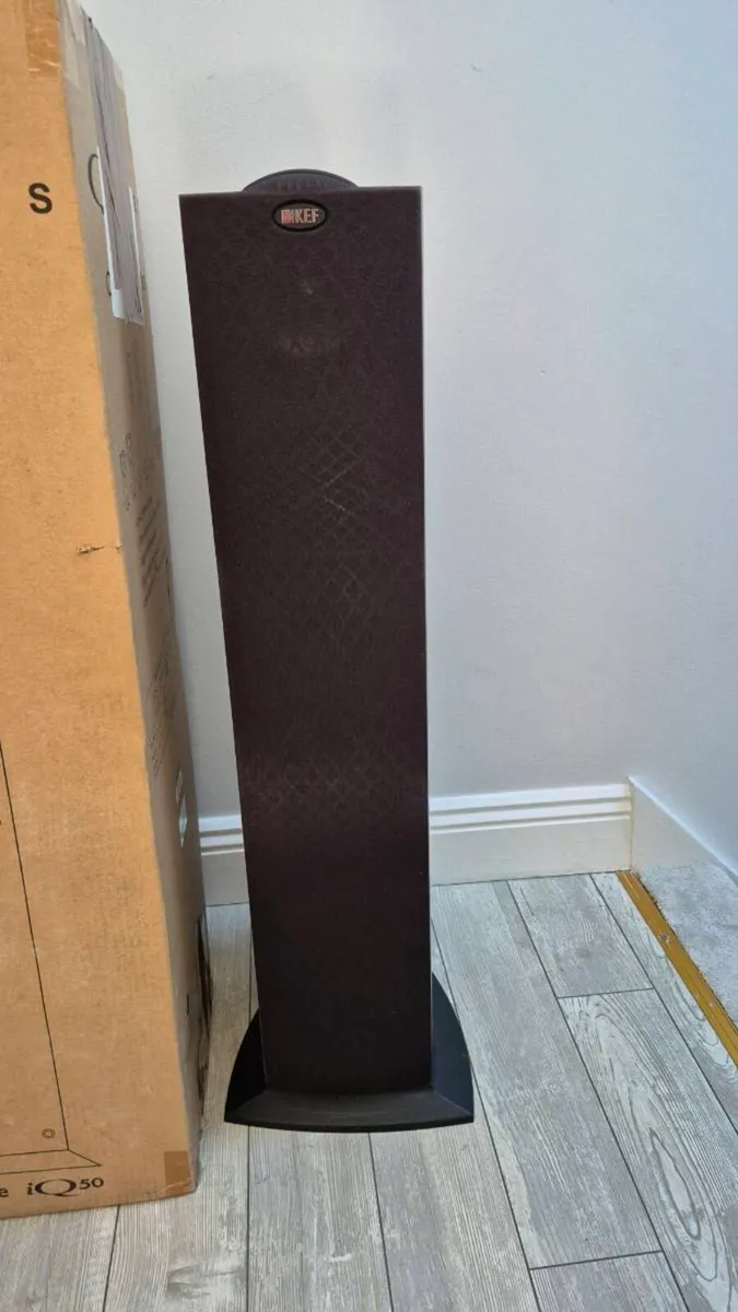 Kef iQ50 Floor Standing Stereo Speakers - Image 1