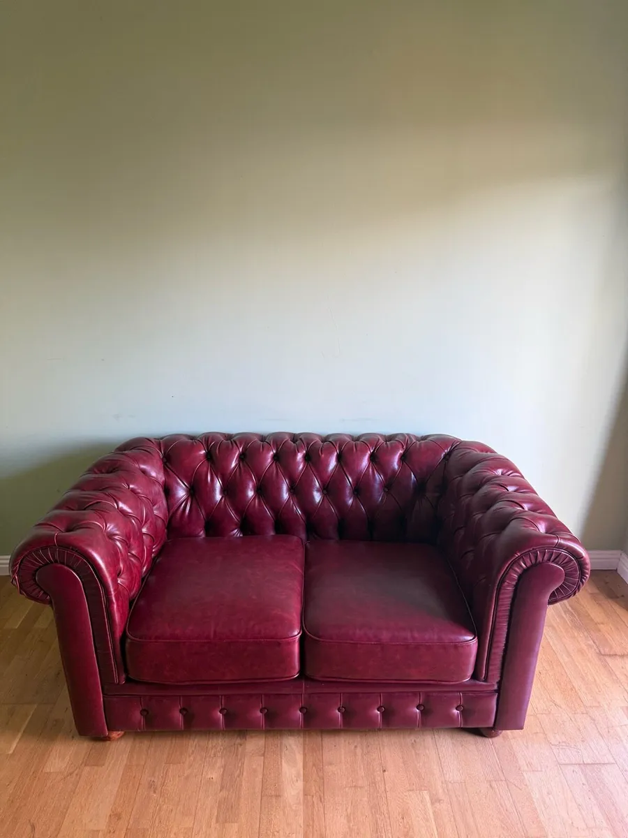 Chesterfield 2 seater sofa - Image 2