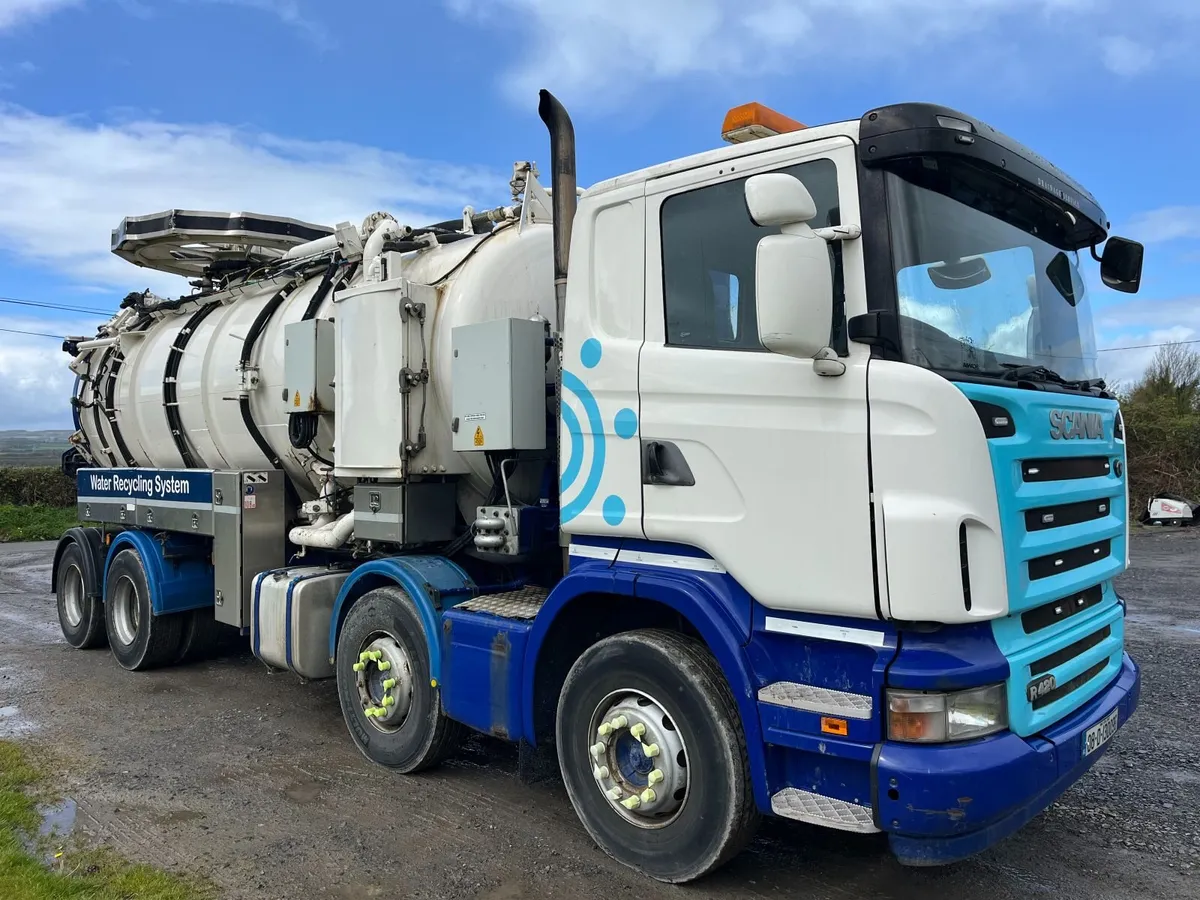 Scania  R420 Vac / drain jet truck - In test - Image 1