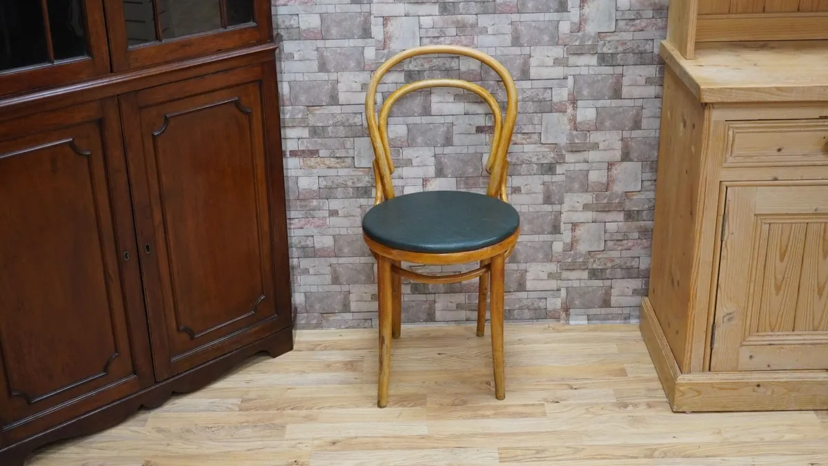 6 in Stock - Single Vintage Bentwood Cafe Chair - Image 1