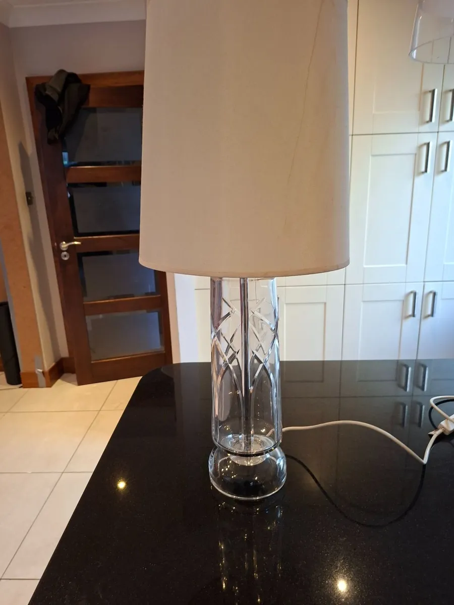Galway crystal lamp - Image 1