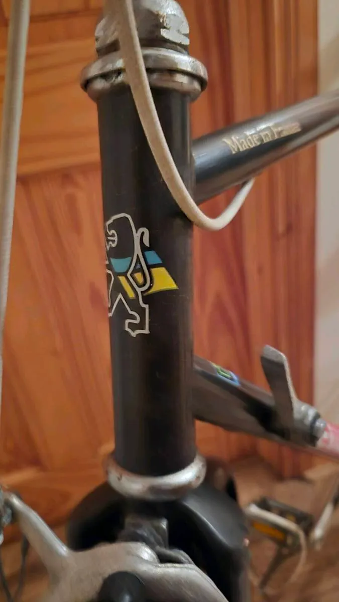 Classic vintage retro peugeot road racing bike - Image 4