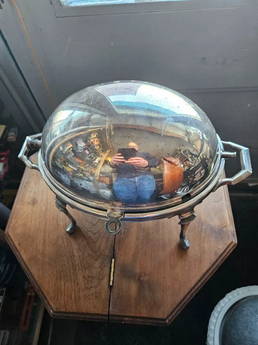 Vintage Silver Plated Hot Plate - Image 4