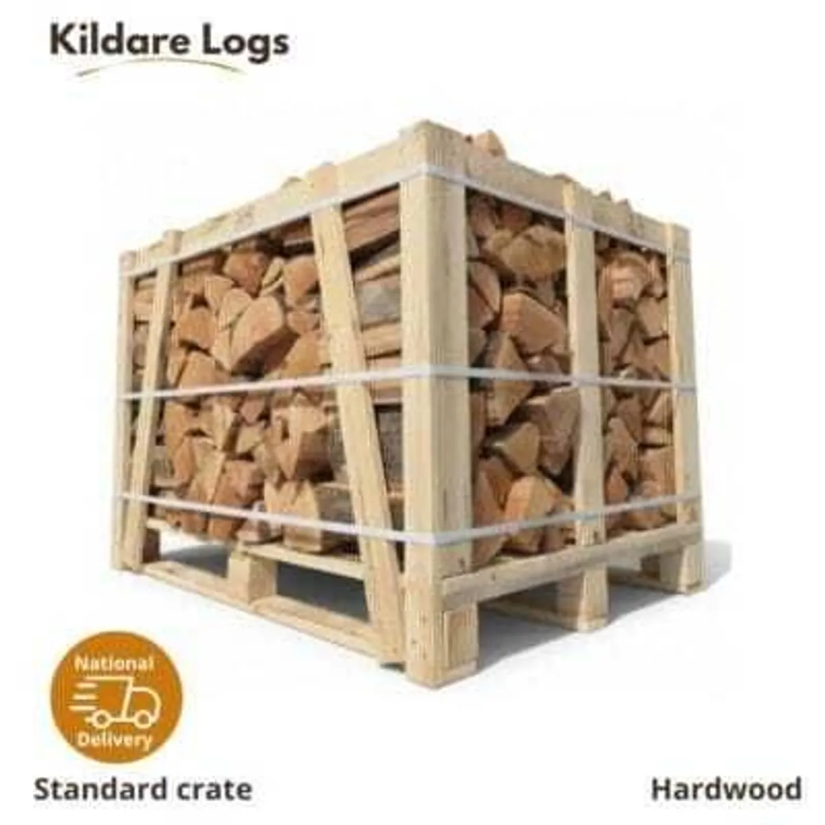 Kiln Dried Oak Logs - Standard Crate 325kg | Delivery Kildare, Dublin & parts of Carlow - Image 1