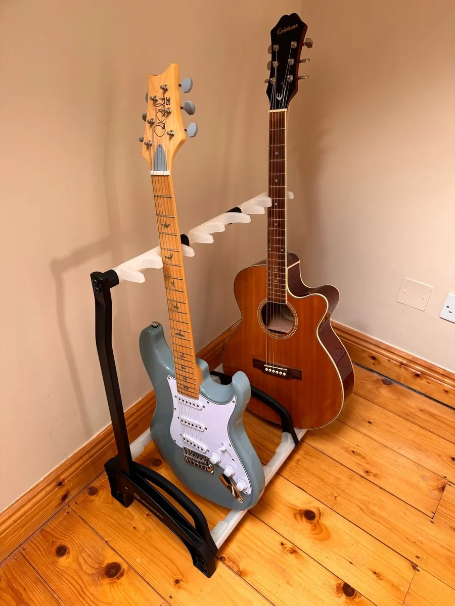BRAND NEW - 3 WAY GUITAR STAND - K&M GUARDIAN - Image 1