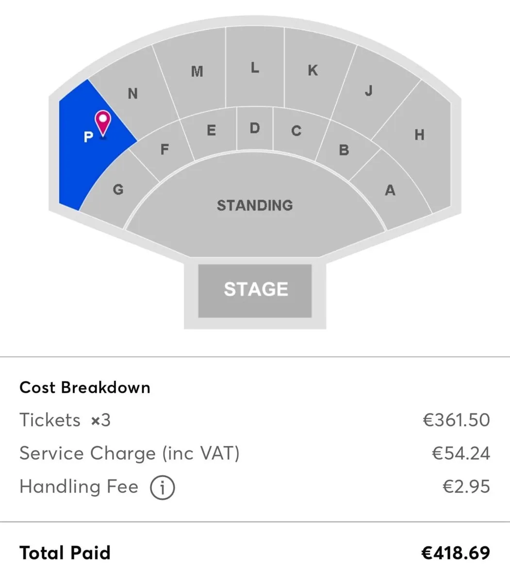 3 x Westlife Seated Tickets - Sat 26th September - Image 2