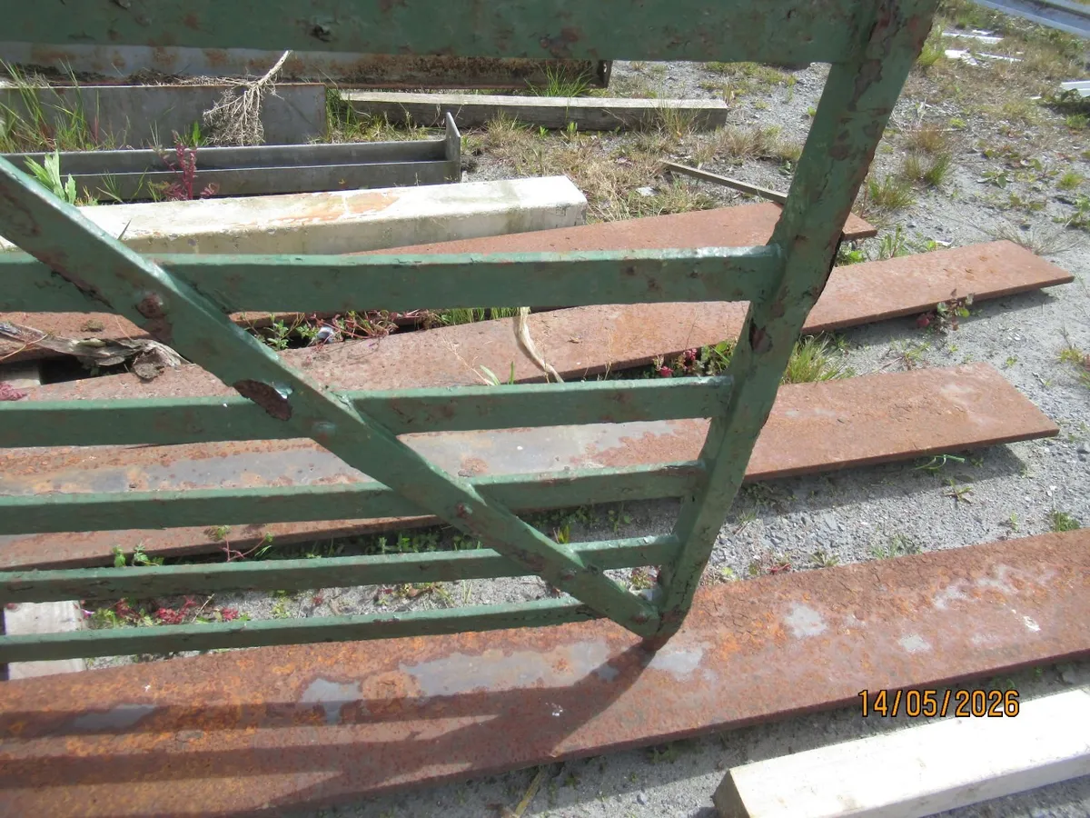 vernacular forged wrought iron field gate - Image 2