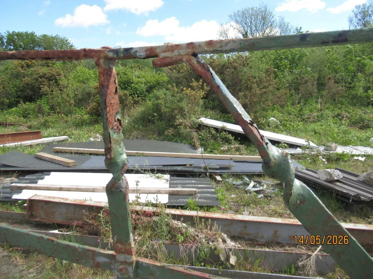 vernacular forged wrought iron field gate - Image 3