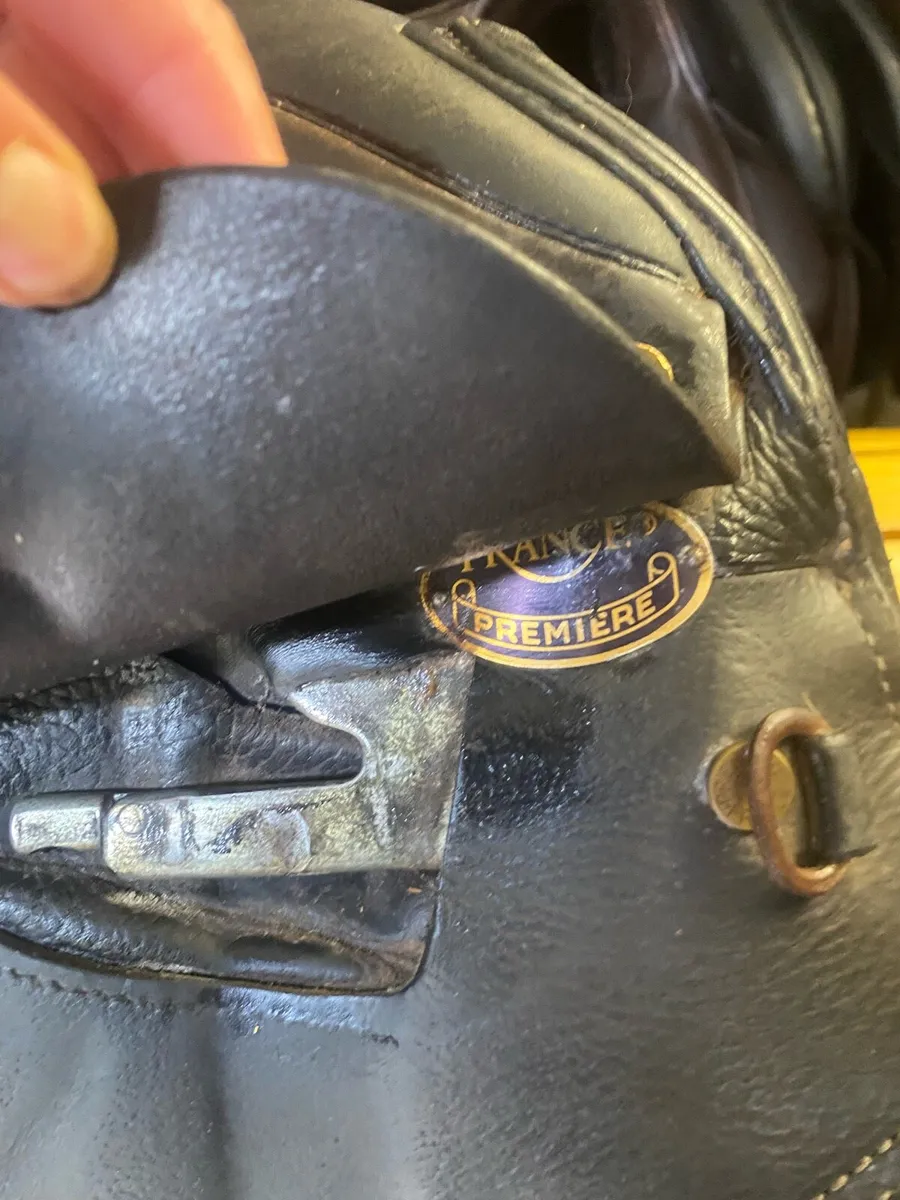 Premier French saddle 17.5-18” - Image 2