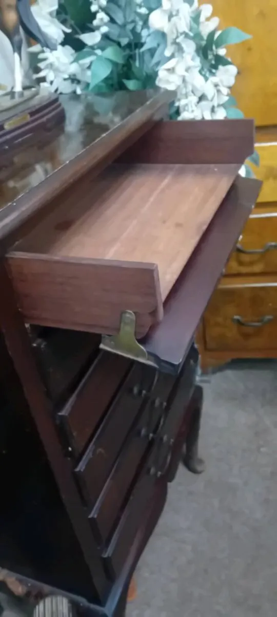 Mahogany Music Cabinet - Image 2