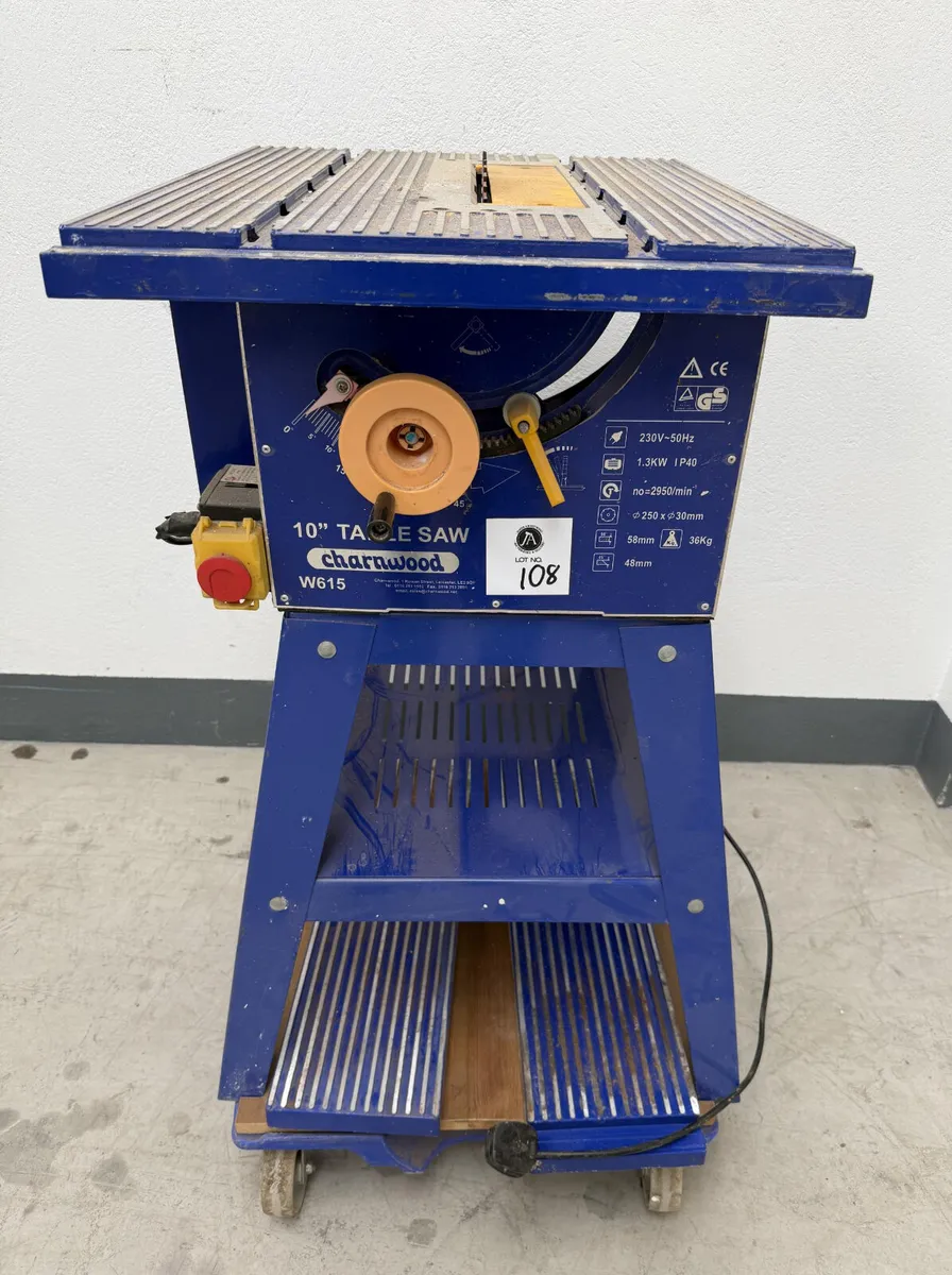 Charnwood W615 10” Table Saw **Online Auction** - Image 1
