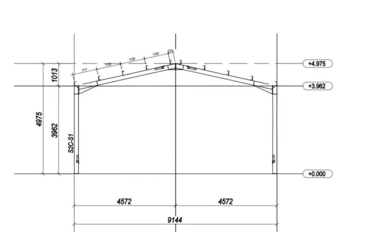 New 75ft x 30ft Steel Building **Online Auction** - Image 4