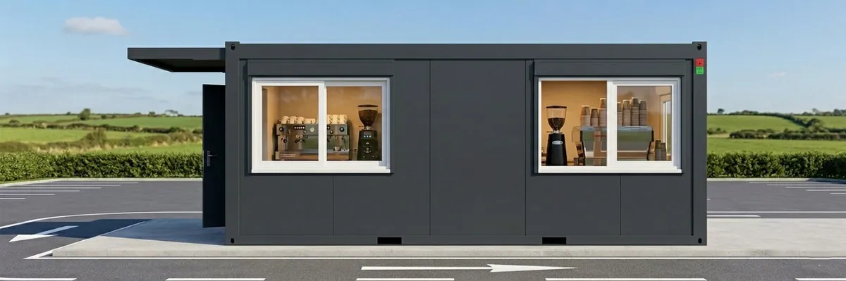 Drive Thru Modular Coffee Unit - Image 1