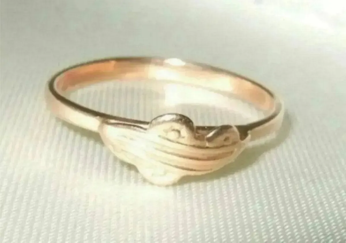 Vintage 14ct Gold Unisex Ring - Image 4