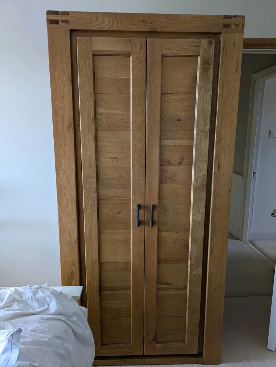 Solid Oak Wardrobe - Image 1