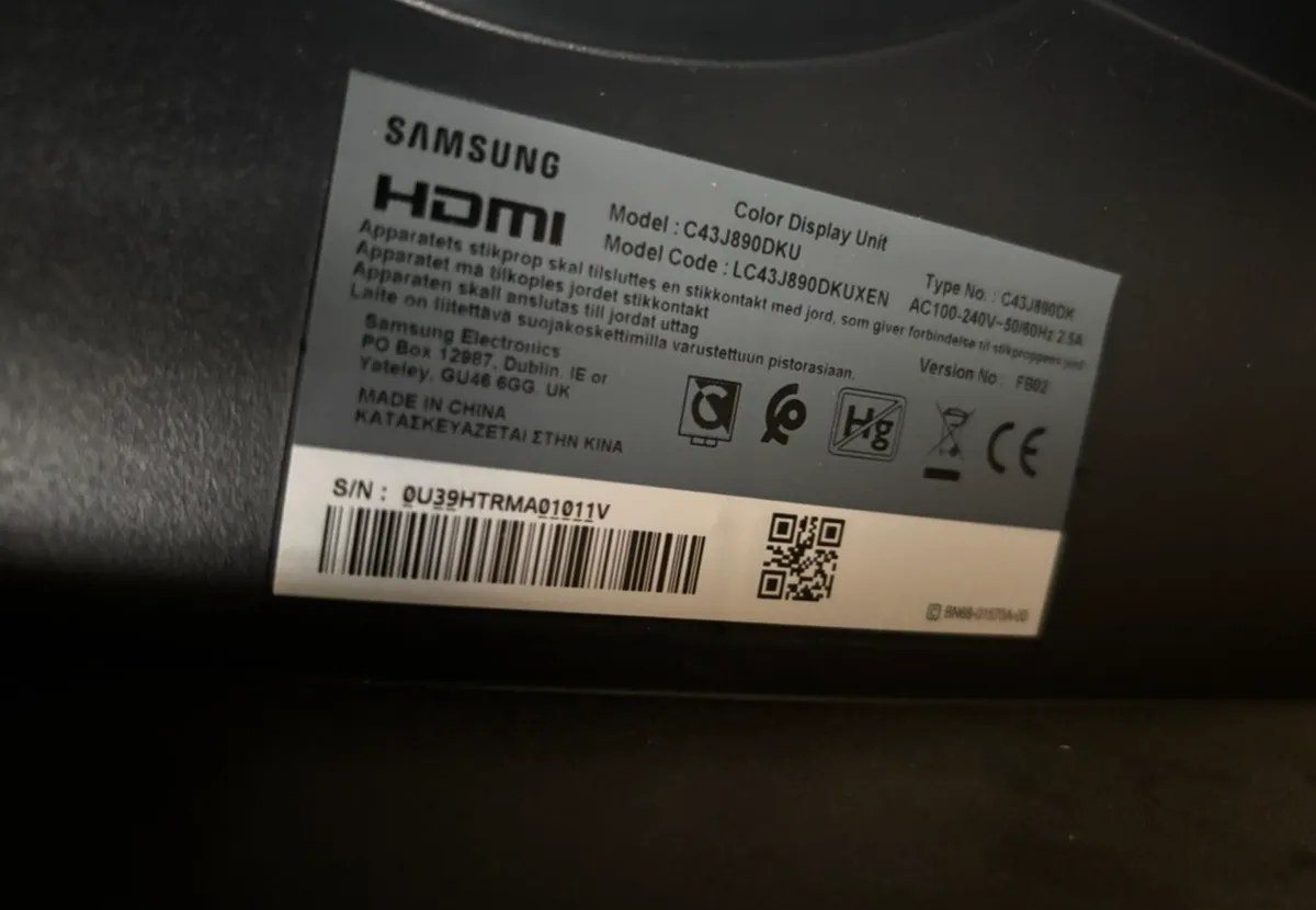 Samsung monitor C43J890 LED 43 inches 3840 x 1200 - Image 4