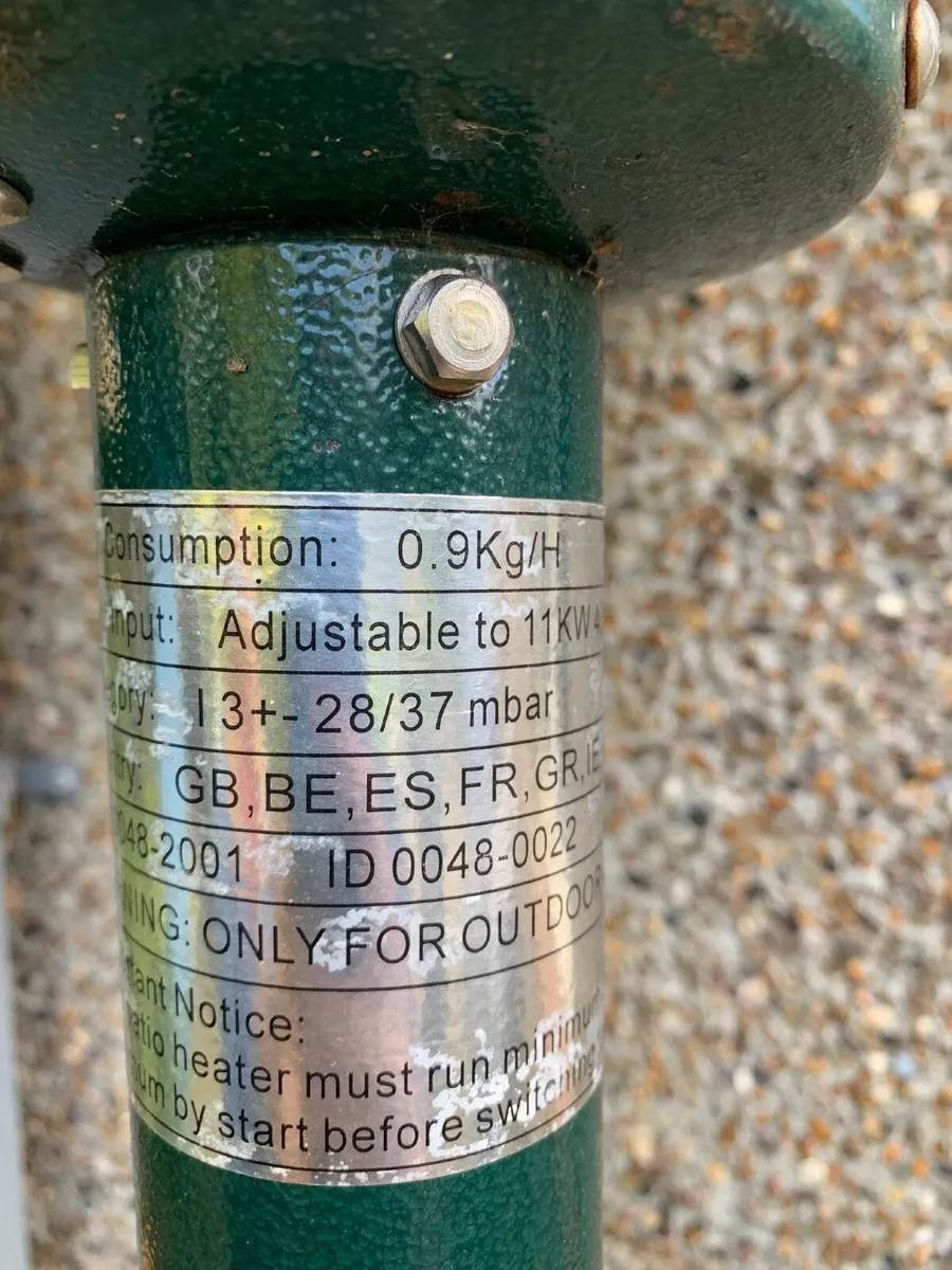 Patio Gas Heater & Gas Bottle - Image 2