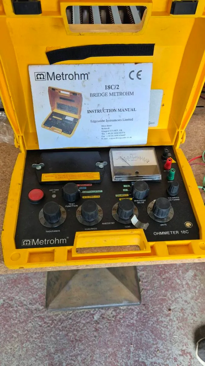Cable Fault Tester Insulation Tester Metrohm 18C/2 - Image 1