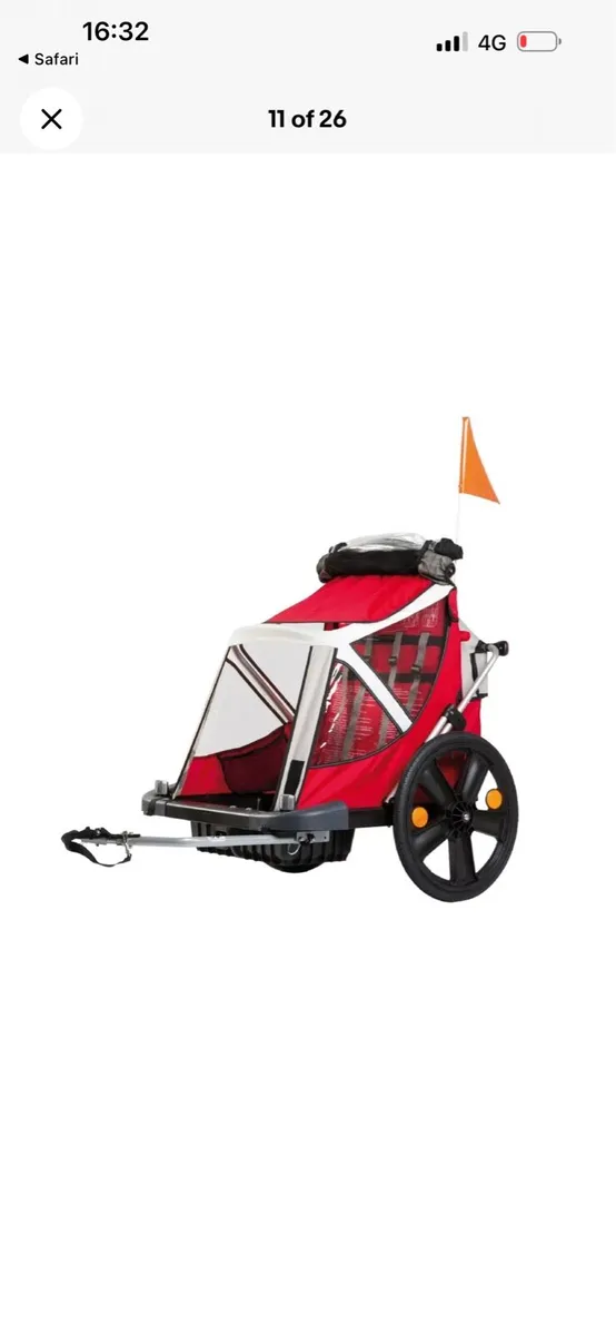Bellelli B-Travel Bike Trailer bicycle kids - Image 1
