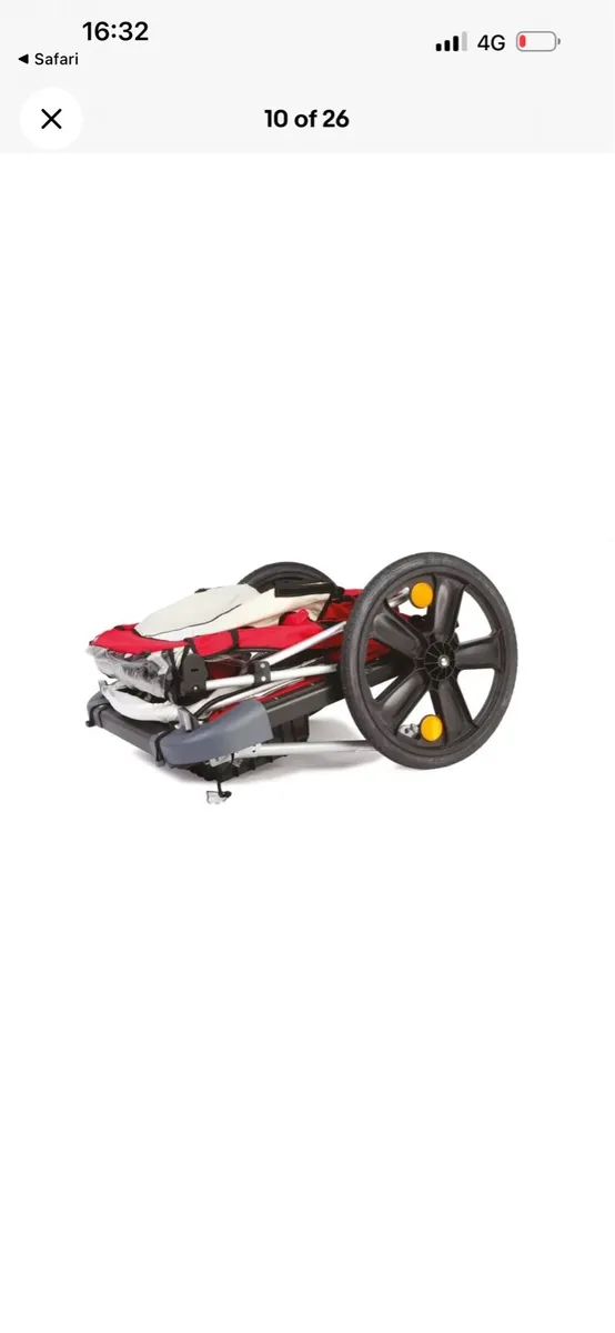 Bellelli B-Travel Bike Trailer bicycle kids - Image 2