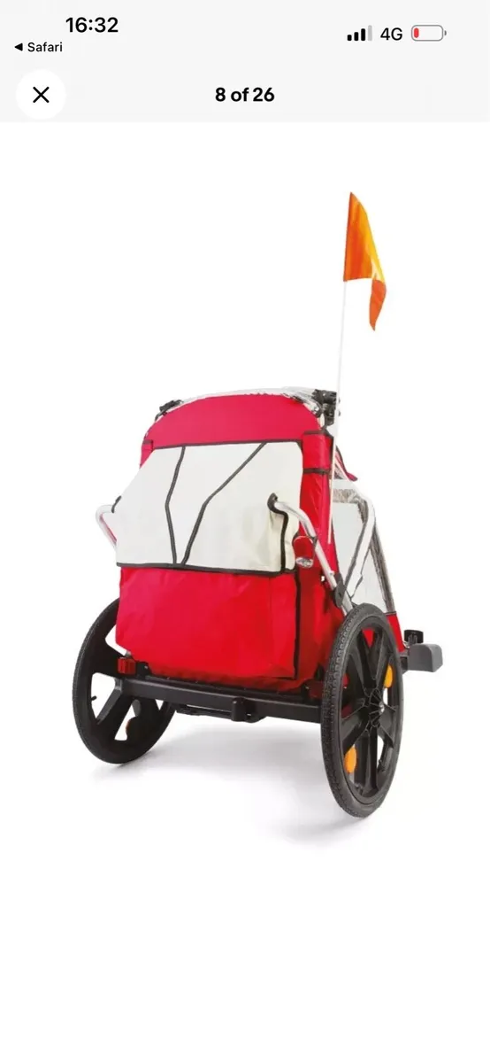 Bellelli B-Travel Bike Trailer bicycle kids - Image 4