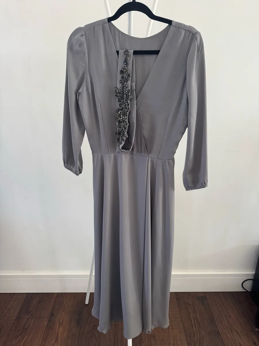 Grey Midi Dress - Image 1