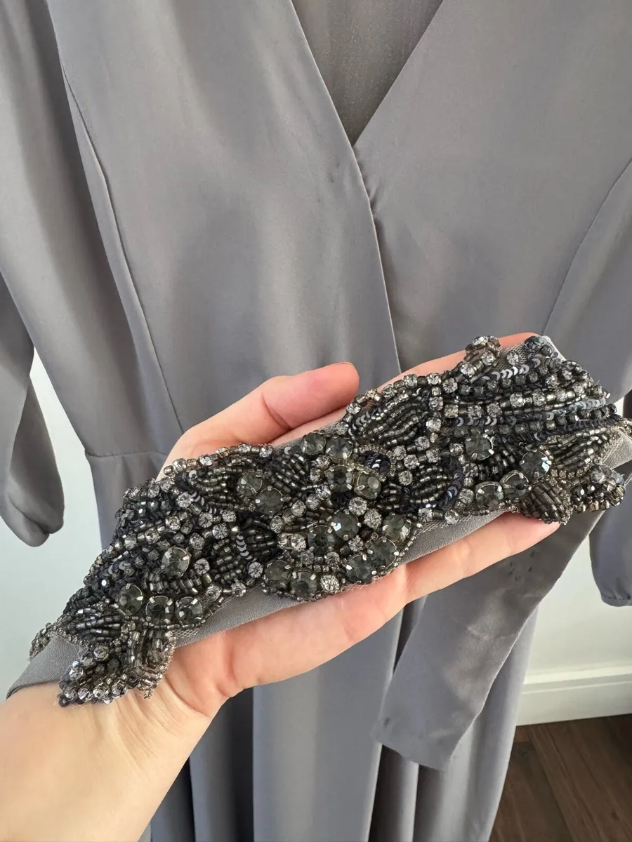 Grey Midi Dress - Image 3