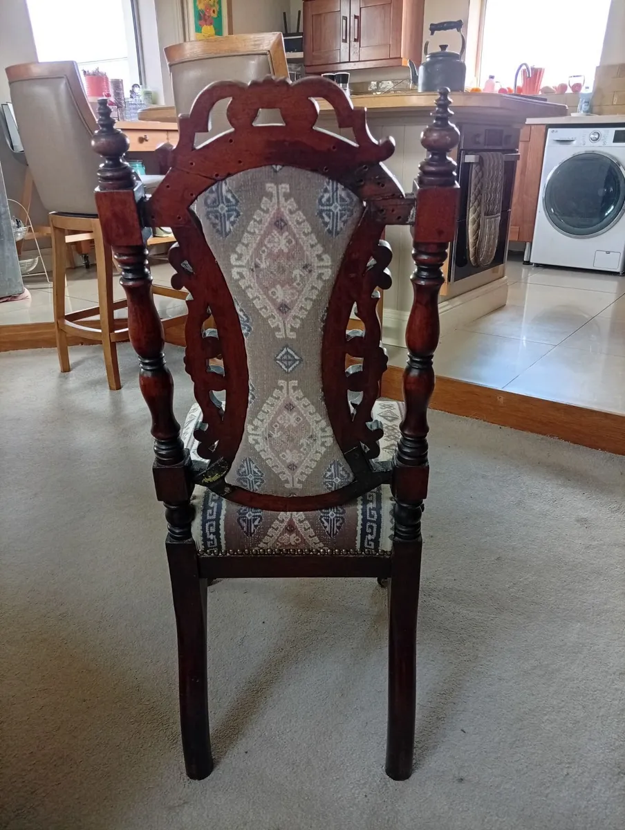 Antique mahogany chair - Image 2
