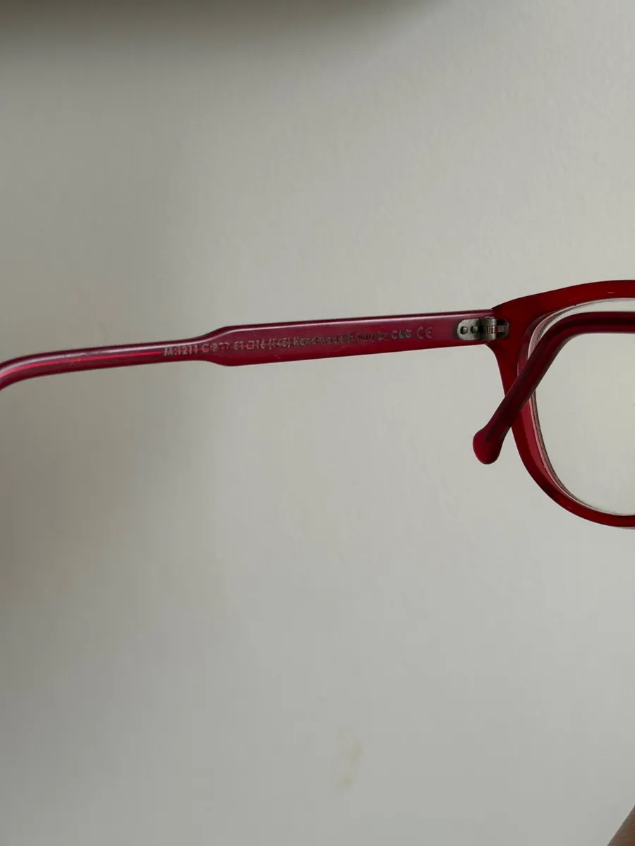 Cutler and Gross glasses frame in Red - Image 4