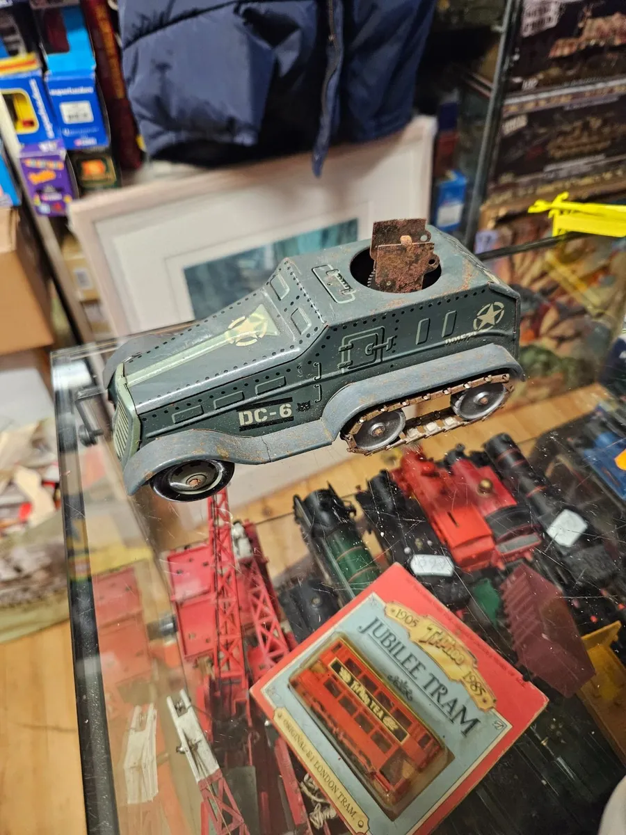 Vintage Tinplate Arnold German Armoured Halftrack - Image 1