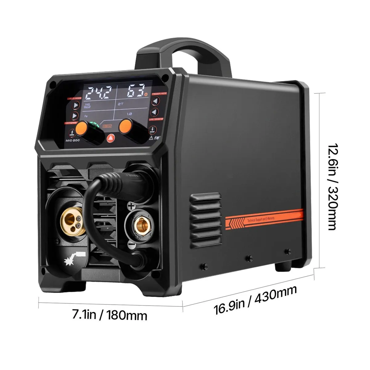 Synergic MIG Welding Machine 200A 4-in-1 Gas - Image 3