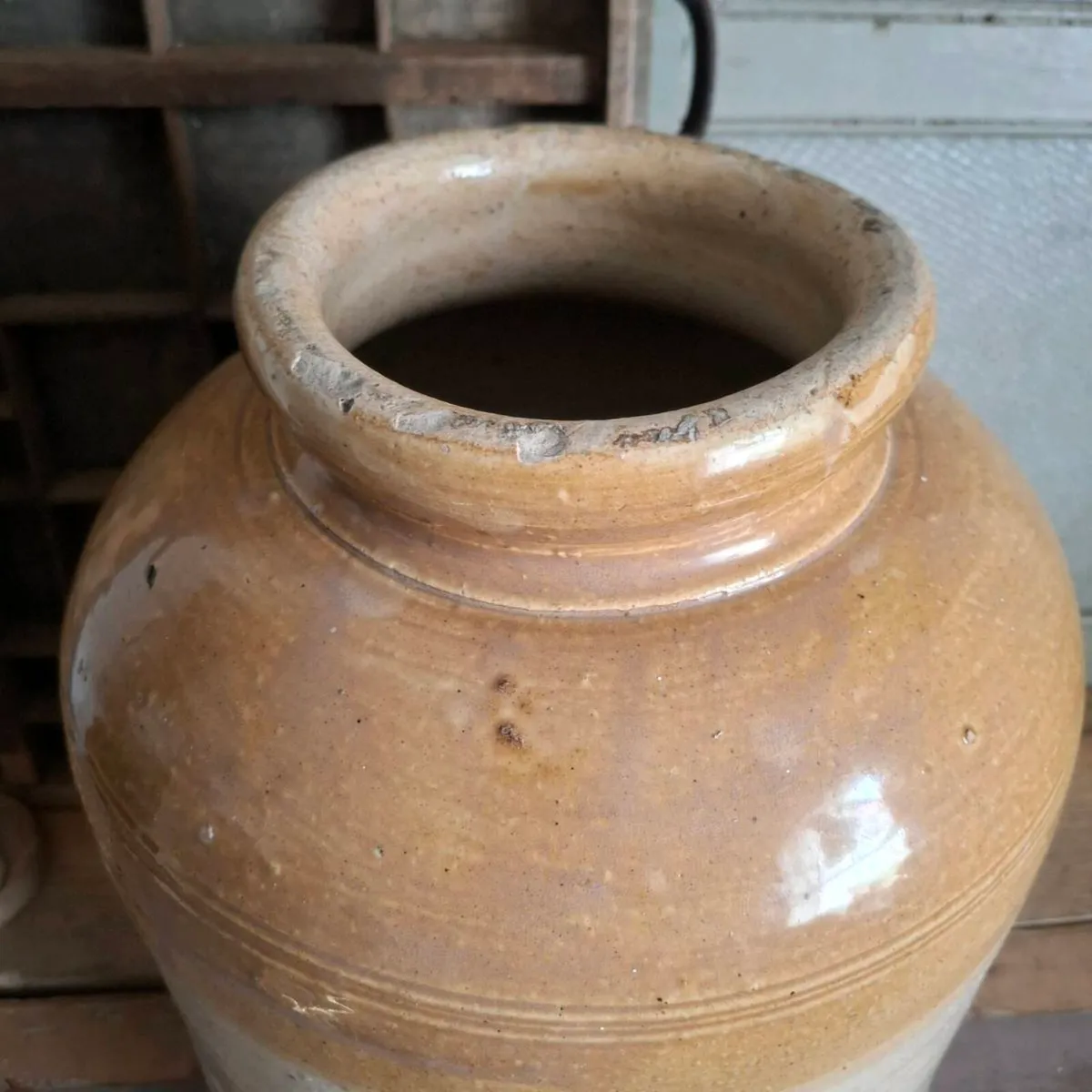 Antique 3 Gallon Stoneware Crock - Image 2